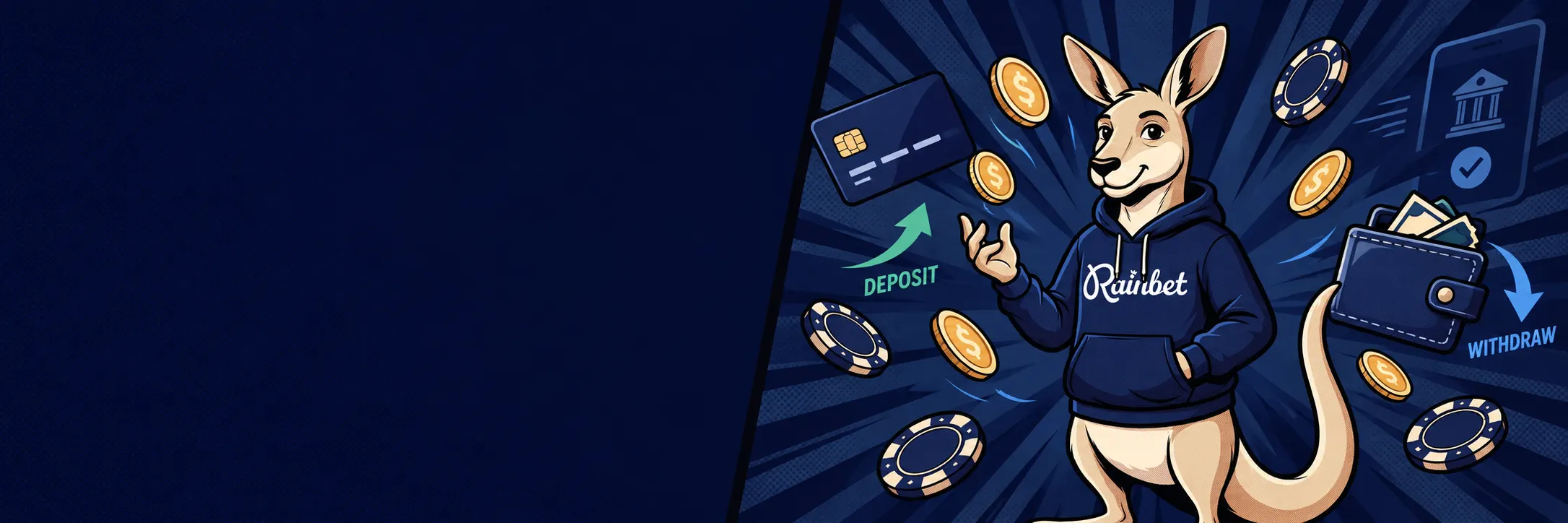 Rainbet crypto deposits, withdrawals and payment methods