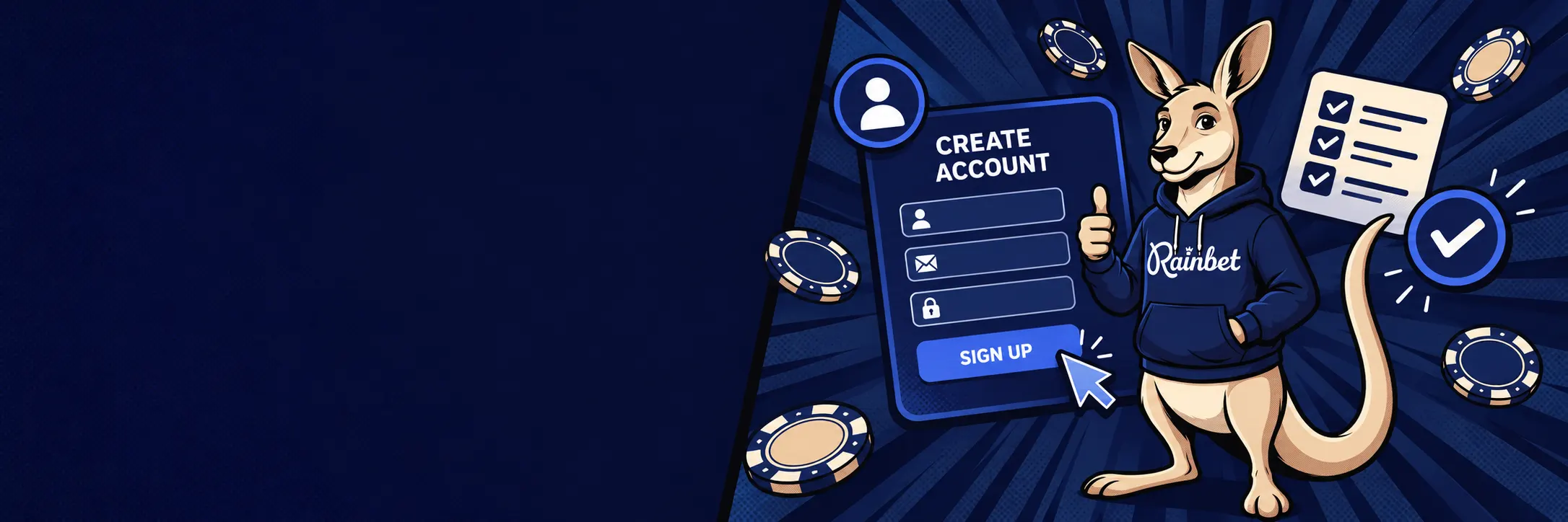 Rainbet account registration and secure sign-up
